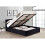 Birlea Small Double Ottoman Bed Black Birlea Berlin Velvet Storage 4FT 120CM Frame 2