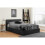 Birlea Small Double Ottoman Bed Black Birlea Berlin Leather Storage 4FT 120CM Frame 3