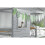Birlea Solid Pine Bunk Beds Grey Birlea Adventure 3FT Single Bed Wood Frame 4