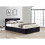 Birlea Small Double Ottoman Bed Black Birlea Berlin Velvet Storage 4FT 120CM Frame 3
