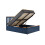 Birlea King Size Ottoman Bed Blue Phoenix Wood Frame Storage 5FT Navy Oak Solid 1
