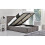 Birlea Small Double Ottoman Bed Grey Hannover Frame 4FT 120cm Bedstead Storage Fabric 4