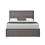 Birlea Small Double Ottoman Bed Grey Hannover Frame 4FT 120cm Bedstead Storage Fabric 10
