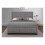 Birlea Grey Small Double Bed Frame Birlea Hannover Light Fabric 120cm 4ft Bedstead 3