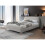 Birlea Grey Double Bed Frame Birlea Otley 135cm 4FT6 Fabric Bedstead Dove 2