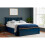 Birlea King Size Ottoman Bed Blue Phoenix Wood Frame Storage 5FT Navy Oak Solid 3