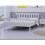 Birlea White Double Bed Frame 4FT6 Bedstead Birlea Oxford Solid Wood Shaker Design 2