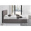 Birlea Small Double Ottoman Bed Grey Hannover Frame 4FT 120cm Bedstead Storage Fabric 7