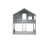Birlea Solid Pine Bunk Beds Grey Birlea Safari 3FT Single Bed Wood Frame 9