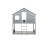 Birlea Solid Pine Bunk Beds Grey Birlea Safari 3FT Single Bed Wood Frame 10