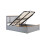 Birlea Small Double Ottoman Bed Grey Phoenix Wood Frame Storage 4FT Stone Oak Solid 1