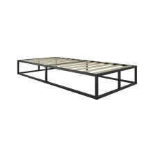 Black Single Bed Frame 3FT 90cm Bedstead Birlea Soho Metal Minimalist Design