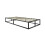 Birlea Black Single Bed Frame 3FT 90cm Bedstead Birlea Soho Metal Minimalist Design 1