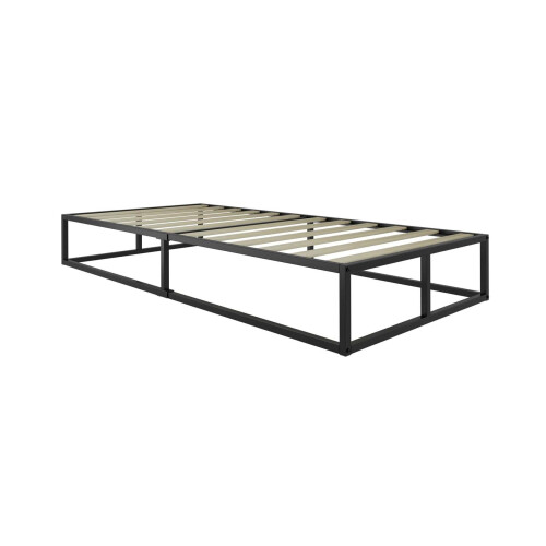 Birlea Black Single Bed Frame 3FT 90cm Bedstead Birlea Soho Metal Minimalist Design