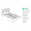 Birlea Small Double Ottoman Bed Grey Phoenix Wood Frame Storage 4FT Stone Oak Solid 12