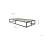 Birlea Black Single Bed Frame 3FT 90cm Bedstead Birlea Soho Metal Minimalist Design 7