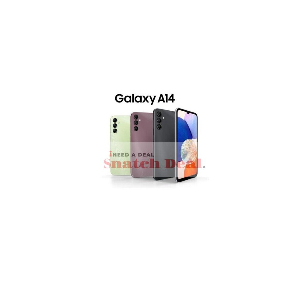 Samsung (Black) Galaxy A14 4G Dual Sim Unlocked 4Gb 64Gb Black