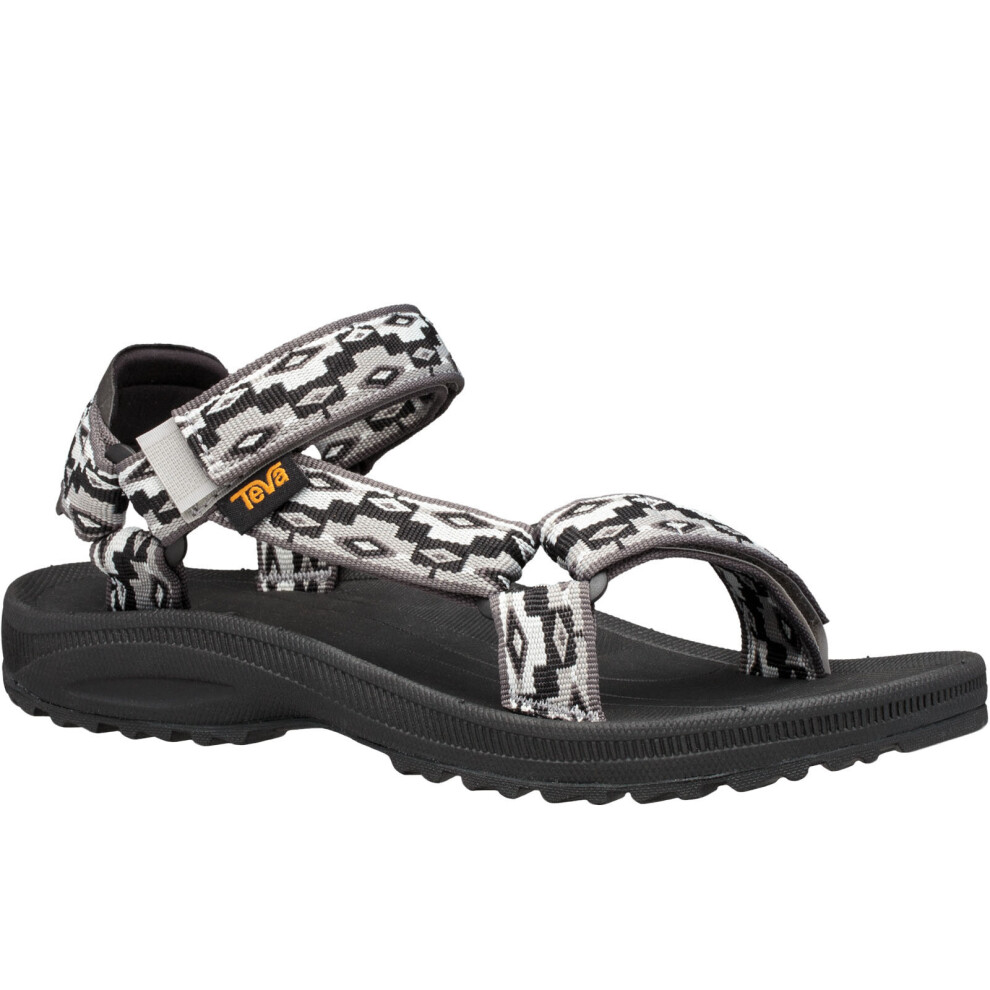 (4 UK, Black Multi) Teva Womens Winsted Adjustable Summer Outdoor Walking Flip Flops Sandals