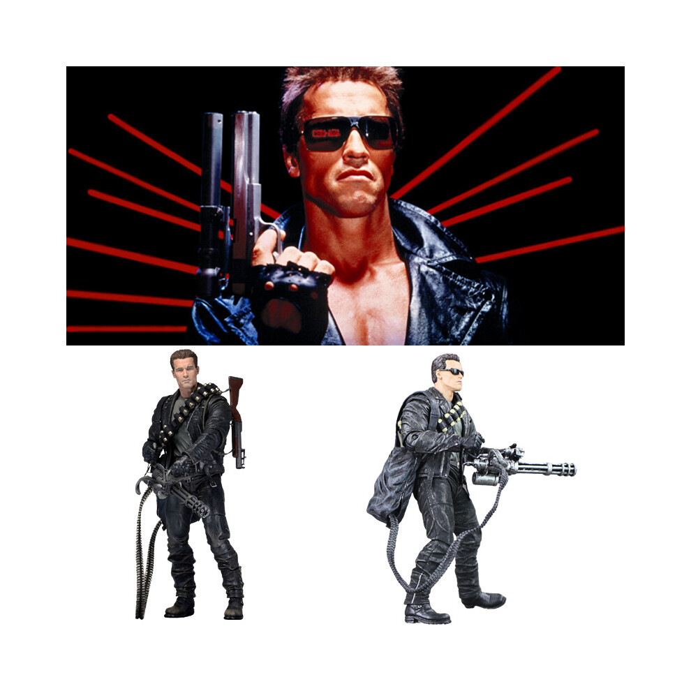 Action Figure Terminator 2 Judgment Day T800 Ultimate Arnold Model Toy  7"