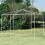 6 Removable Side Walls Hexagonal Black Metal, PE Gazebo 4m 8