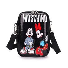 (Moschino) Mickey Minnie Backpack Casual Shoulder Bag Gift Children Christmas