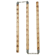 PLAYWELL THREE SECTIONAL STAFF RATTAN TIGER PATTERN