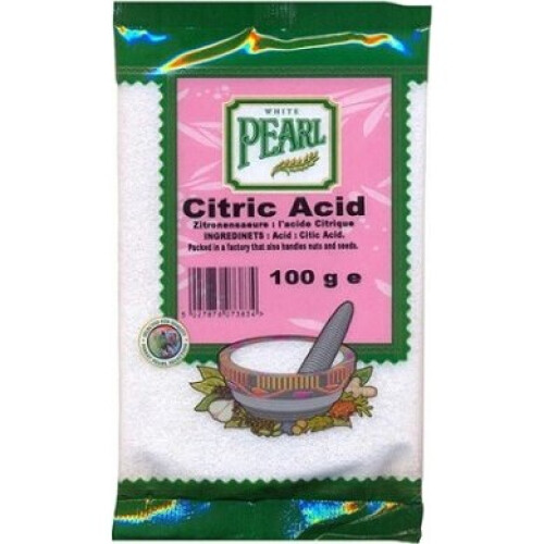 White Pearl Citric Acid 100g (Pack of 12) 2