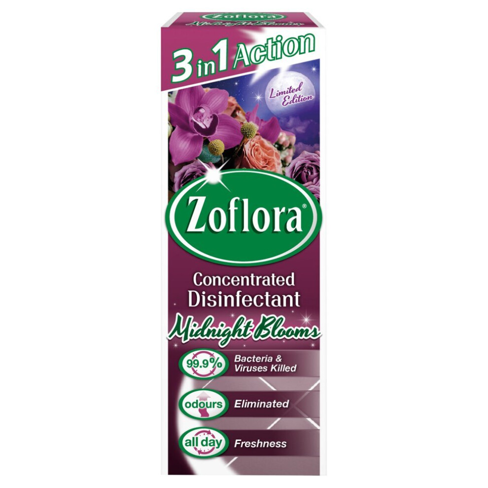 Zoflora 3 in 1 Action Concentrated Disinfectant Assorted Fragrances 120ml (Pack of 12)