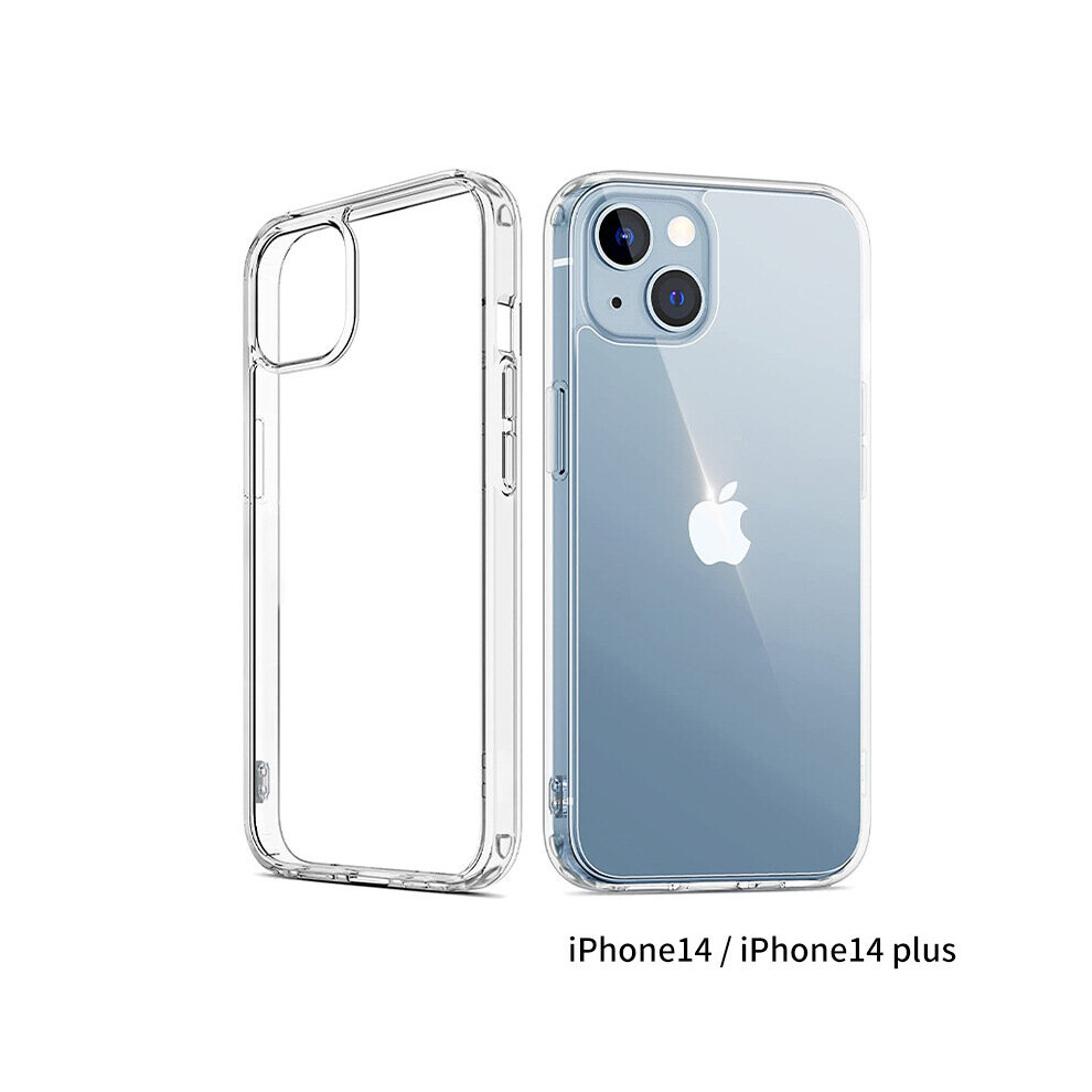 (iphone14 plus) Ultra Hybrid Hard Clear Back Case Case Compatible with iPhone13 14-image-OPC-PBDV8TD-NEW