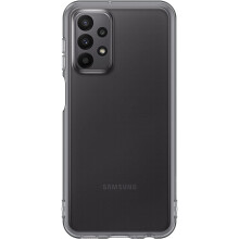 Custodia Samsung G A23 5G morbida Ultra sottile Trasparente Nera Samsung