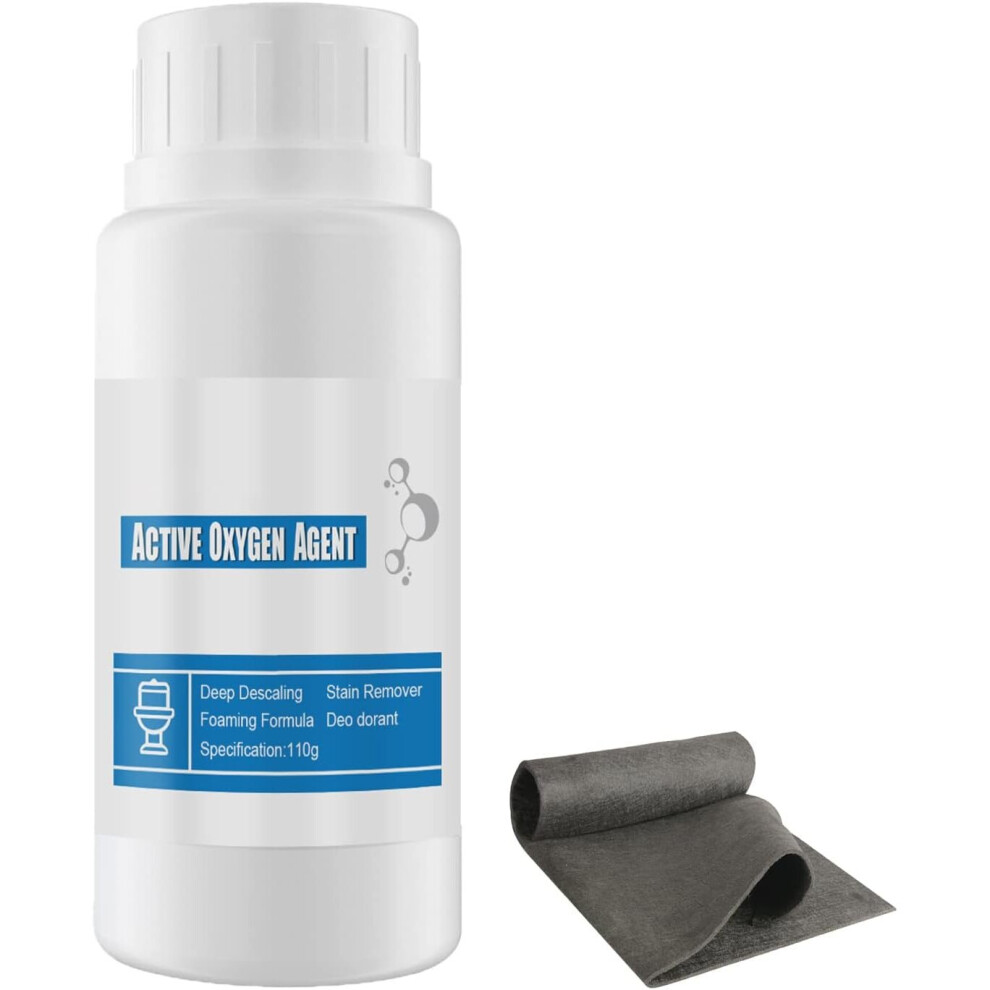 Splash Foam Toilet Cleaner Foaming Powder, Touch Free Fizzy Foam