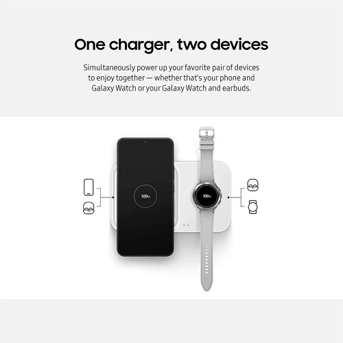 Samsung Samsung induktiv oplader 15W - sort + vægoplader + kabel 2