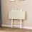 Living And Home (White) Folding Wooden Dining Table 80x80cm 2