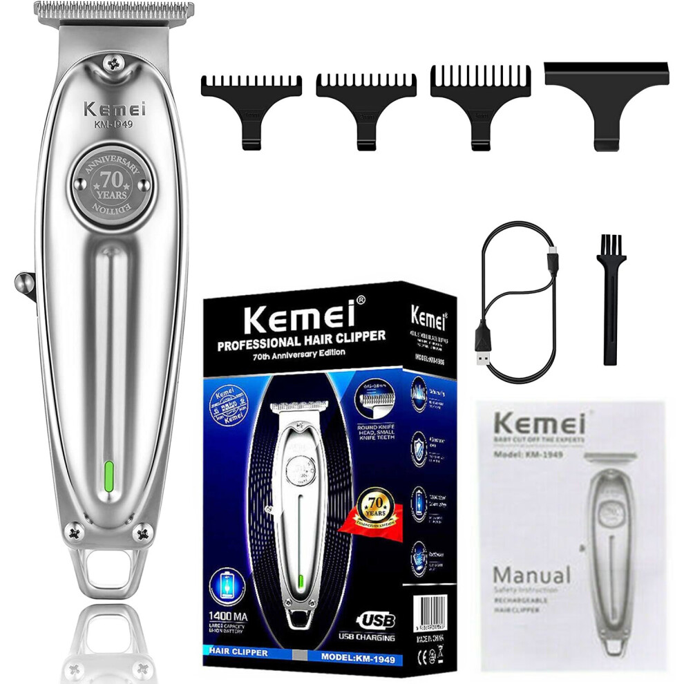 Xhsc Kemei Hair Clippers Trimmer Mens Cordless Shaver Cutting Machine Beard