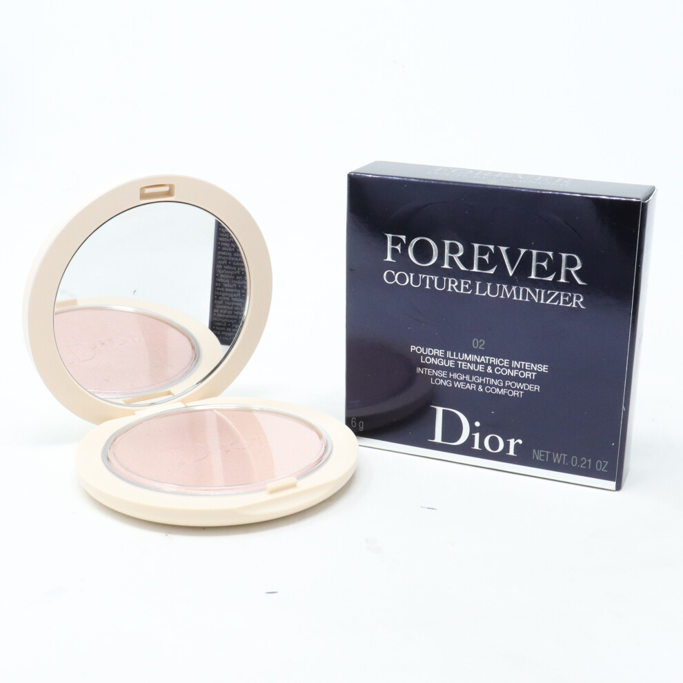 (02 Pink Glow) Dior Forever Couture Luminizer Highlighting Powder  0.21oz/6g New With Box