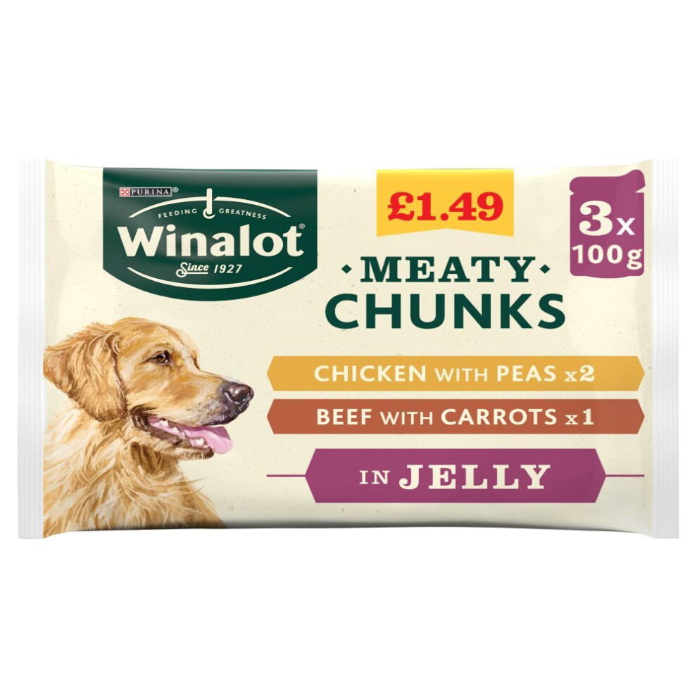 Winalot Pouches Chunks In Jelly 300g (Pack of 12)