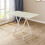 Living And Home (White) Folding Wooden Dining Table 60x100cm 1