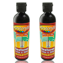 (2 Units) RESTORYTE Liquid for Restoring Colours, Repare and Protect The Colour - Original Gloss of Surfaces, Upholstery, Soft Furnishings, Car Interiors, Bikes