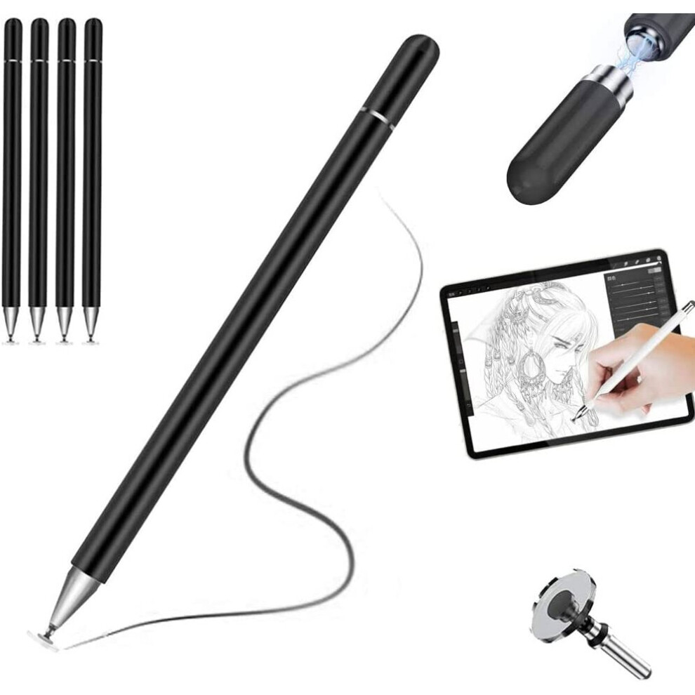 Stylus Pen for Touch Screens High Sensitivity Universal Capacitive Disc iPad Pencil for iPad 10.2" / Mini / Pro Tablet iPhone Smartphones Samsung Tab