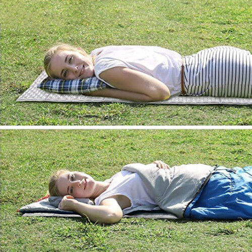 GEEZY Geezy Camping Mat Foldable Travelling Thermal Foam Insulated Sleeping 2