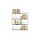 NEO 4 Tier Spice Rack For Kitchen Door Cupboard or Wall 7