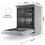 Dellonda 60cm Freestanding Dishwasher, 14 Place Settings, 8 Programs, LED Display, Silver - DH167 6