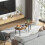 2 Nesting Set Large  Oval Coffee Table Nest Wood 5
