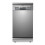 Dellonda Baridi 45cm Slimline Freestanding Dishwasher, 10 Place Settings, 8 Programs, LED Display, Silver - DH166 1