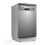 Dellonda Baridi 45cm Slimline Freestanding Dishwasher, 10 Place Settings, 8 Programs, LED Display, Silver - DH166 7