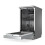 Dellonda Baridi 45cm Slimline Freestanding Dishwasher, 10 Place Settings, 8 Programs, LED Display, Silver - DH166 8