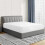 Imperial Rooms (Single, White) Fitted Bed Sheets Poly Cotton Single Double King 1