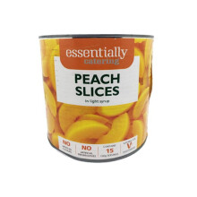 Essentially Catering Peach Slices Juice 2.5kg (Pack of 1)
