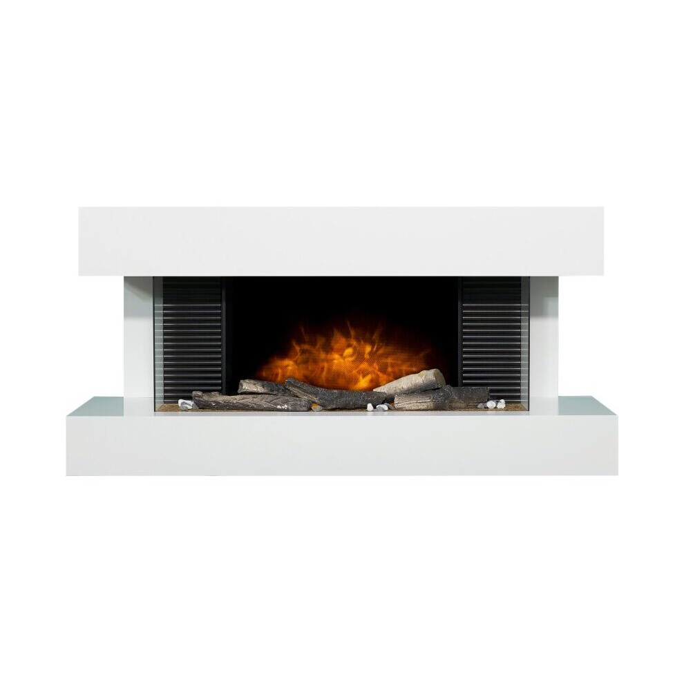 Adam Manola XL Wall Mounted Electric Suite with Remote in Pure White, 48 Inch