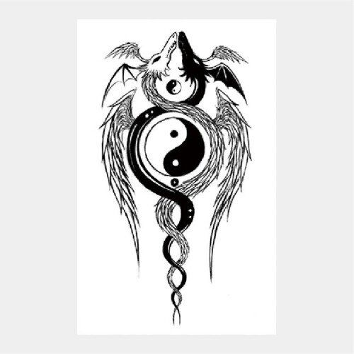 Tattoo stickers, temporary tattoos, set of 3 1